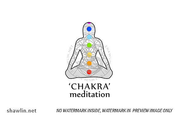 Download Chakra Meditation with Respective Colors - Premium Resources