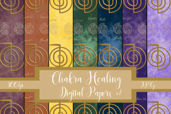 Download Chakra Healing Seamless Digital Papers - Premium Bundle