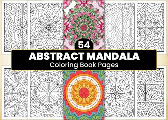 Download Abstract Mandala Coloring Page for Adult - Abstract mandala Collection