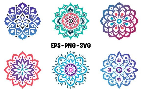 Download Colorful Abstract Mandala Vector Bundle - Abstract mandala Collection